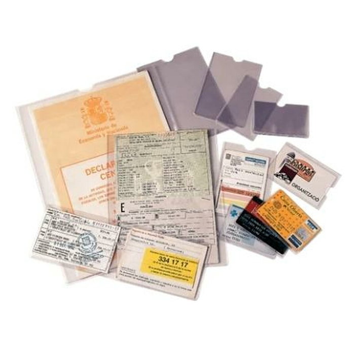 Esselte Funda Portacarnet Transparente 67x99 mm 140 Micras