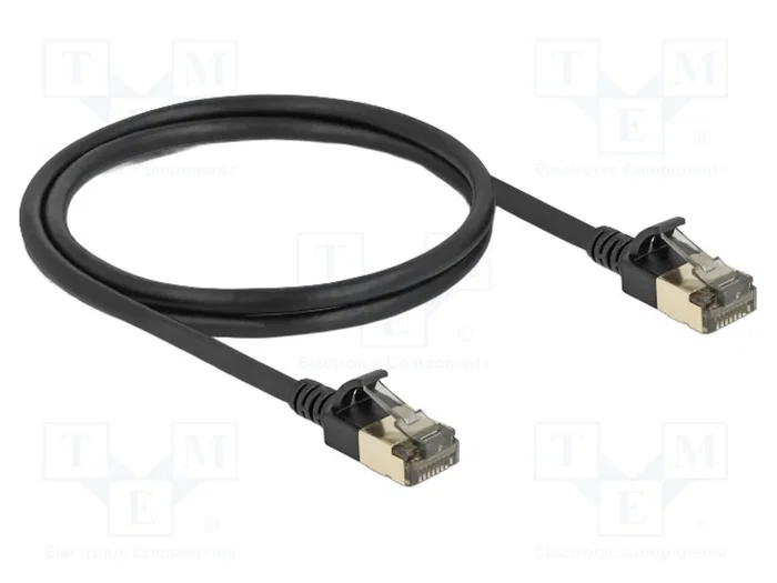 DeLOCK Cable de red RJ45 Cat.8.1 Slim Pro 1 m Negro DeLOCK Cable de red RJ45 Cat.8.1 Slim Pro 1 m Negro