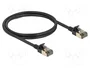 DeLOCK Cable de red RJ45 Cat.8.1 Slim Pro 1 m Negro