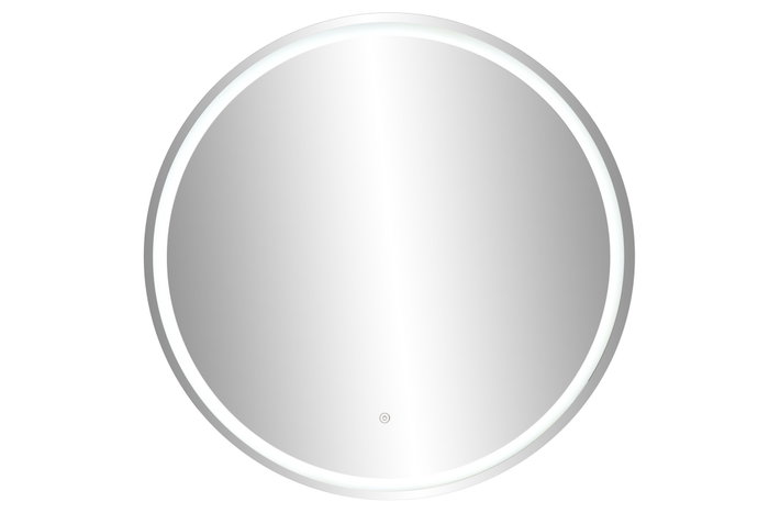 DKD Home Decor Espejo LED Metal 80x80 Táctil Dorado