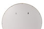DKD Home Decor Espejo LED Metal 80x80 Táctil Dorado
