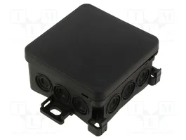 SIMET FASTBOX Caja de conexiones empotrada 75x75x40mm negra