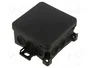SIMET FASTBOX Caja de conexiones empotrada 75x75x40mm negra