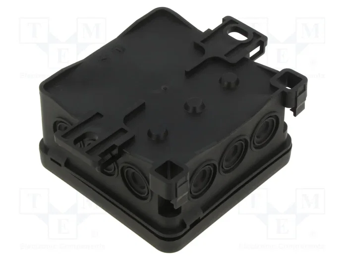 SIMET FASTBOX Caja de conexiones empotrada 75x75x40mm negra