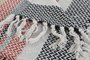 DKD Home Decor Set de 2 Mantas Plaid de Algodón con Rayas, Multicolor, 150x200x1 cm