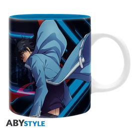 ABYstyle Taza Solo Leveling 320 ml Cerámica Licenciada con Diseño de Jinwoo, Apta Microondas y Lavavajillas, Incluye Caja