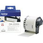 Brother DK-22205 Cinta Continua de Papel Térmico de 62mm x 30,48m, Blanco/Negro