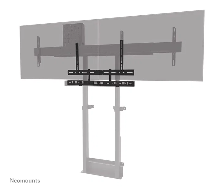 Neomounts AV30-500BL Kit de Barra de Videoconferencia Universal, Soporte VESA para Pantallas 43" a 110" y hasta 10 kg, Compatible con Logitech Rally, Poly, Bose, Neat, Jabra