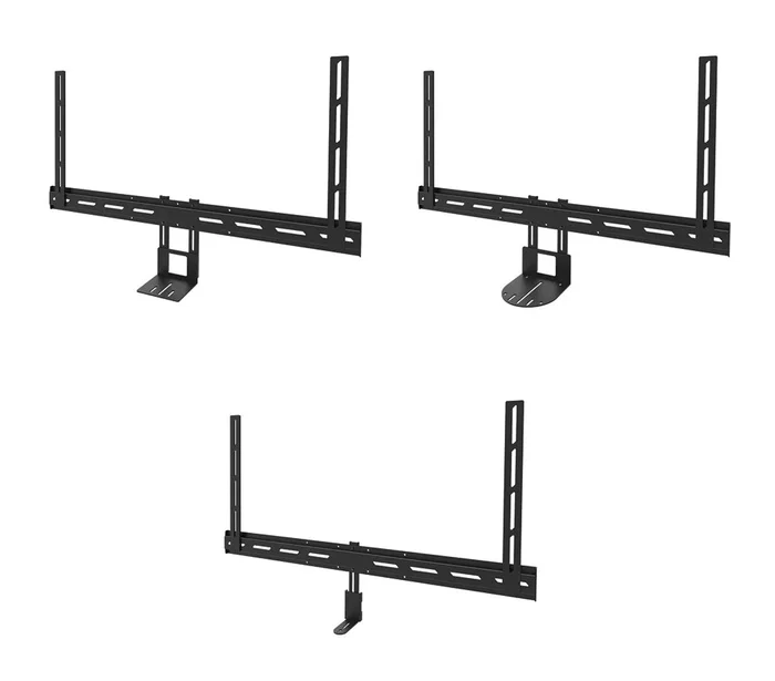 Neomounts AV30-500BL Kit de Barra de Videoconferencia Universal, Soporte VESA para Pantallas 43" a 110" y hasta 10 kg, Compatible con Logitech Rally, Poly, Bose, Neat, Jabra
