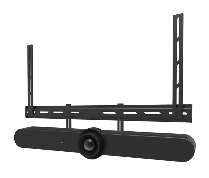Neomounts AV30-500BL Kit de Barra de Videoconferencia Universal, Soporte VESA para Pantallas 43" a 110" y hasta 10 kg, Compatible con Logitech Rally, Poly, Bose, Neat, Jabra