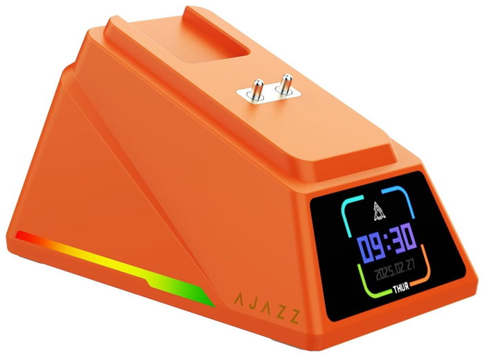 Ajazz AJ159 APEX 3950-8K Ratón Inalámbrico con Estación de Carga - Naranja Ajazz AJ159 APEX 3950-8K Ratón Inalámbrico con Estación de Carga - Naranja