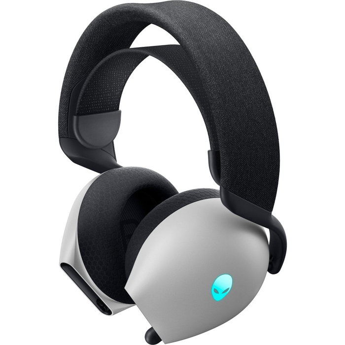 Alienware AW725H Auriculares Gaming Inalámbricos Tri-Mode, Dolby Atmos, 75h Autonomía, RGB, Micrófono con ANC, Lunar Light