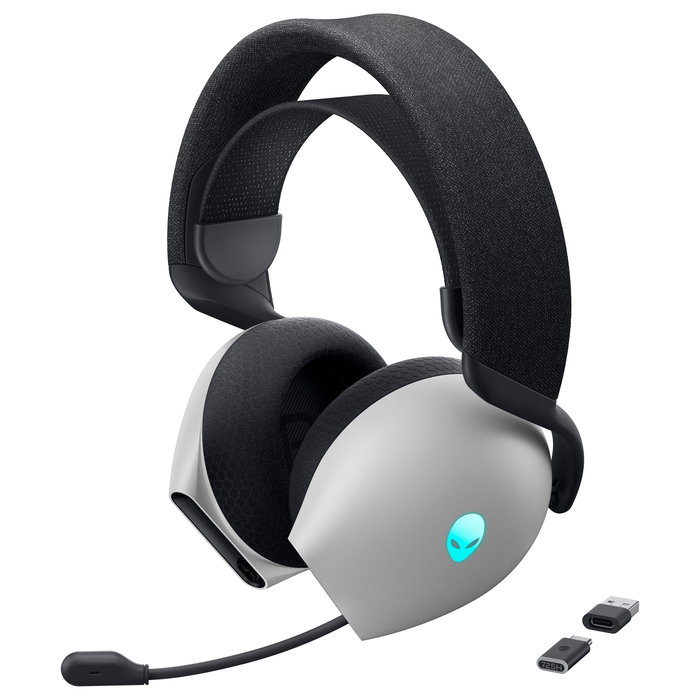 Dell Alienware AW725H White 3-Mode Wireless Gaming Headset Dell Alienware AW725H White 3-Mode Wireless Gaming Headset