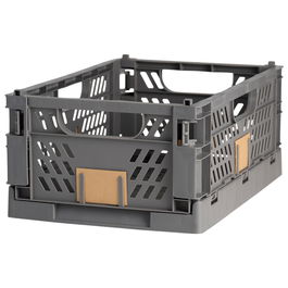 Day Caja Plegable 50X33 Dark Grey Almacenaje Apilable 27.6L Carga 45kg