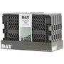 Day Caja Plegable 50X33 Dark Grey Almacenaje Apilable 27.6L Carga 45kg
