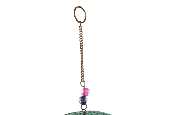 DKD Home Decor Decoracion Colgante Multicolor Metal Acrilico 2 x 71 x 25 cm (6 Unidades)