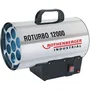 Rothenberger Roturbo 12000 Generador de Aire Caliente Plateado Calefacción de Gas Móvil para Exteriores o Habitaciones Ventiladas