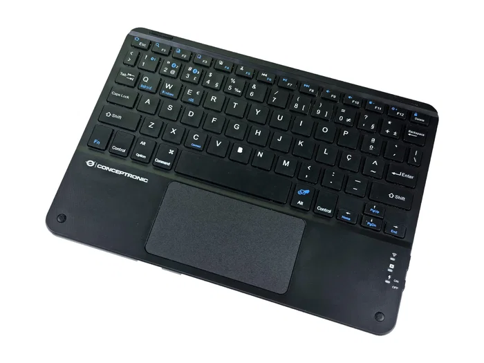Conceptronic Teclado mini bluetooth 10 pulgadas con touchpad Tobin01PT portugués