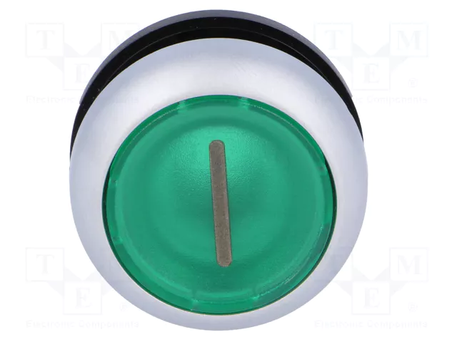 Eaton M22-DL-G-X1 Interruptor pulsador verde plano