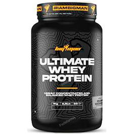 BIGMAN Ultimate Whey 1 Kg Fresa-Platano Bebida en Polvo con Proteína de Suero