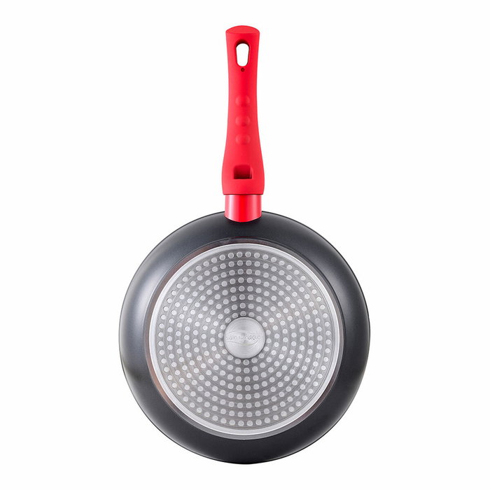 San Ignacio Toledo Sartén de Aluminio Forjado de 24 cm, Rojo