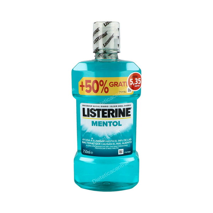 Listerine Enjuague Bucal Mentol 750 Ml
