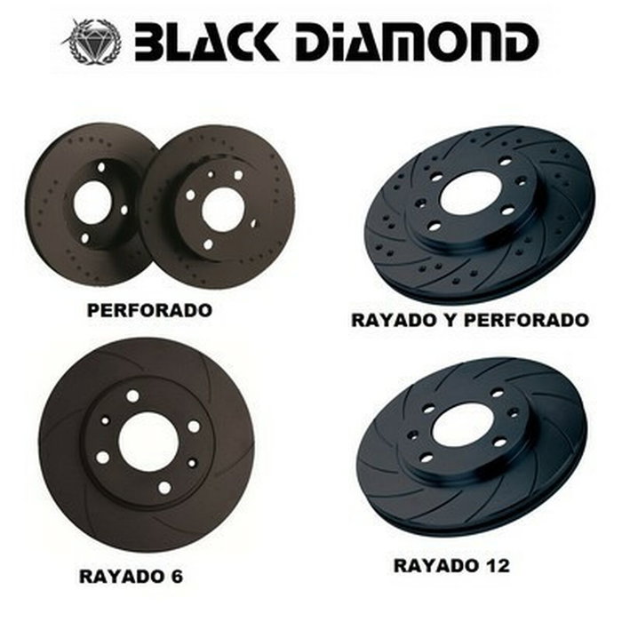 Black Diamond Discos Taladrados KBD144CD Black Diamond Discos Taladrados KBD144CD