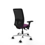 PIQUERAS Y CRESPO Silla de oficina Zulema con Mecanismo Sincro/Traslack Morado y Negro