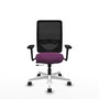 PIQUERAS Y CRESPO Silla de oficina Zulema con Mecanismo Sincro/Traslack Morado y Negro