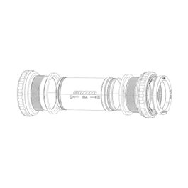 Sram Kit Tapa Guardapolvos Arandela Ondulada Cazoletas Pressfit GXP Carretera 25g