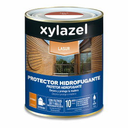 Xylazel Lasur Decorativo al Agua Satinado Teca 750 ml