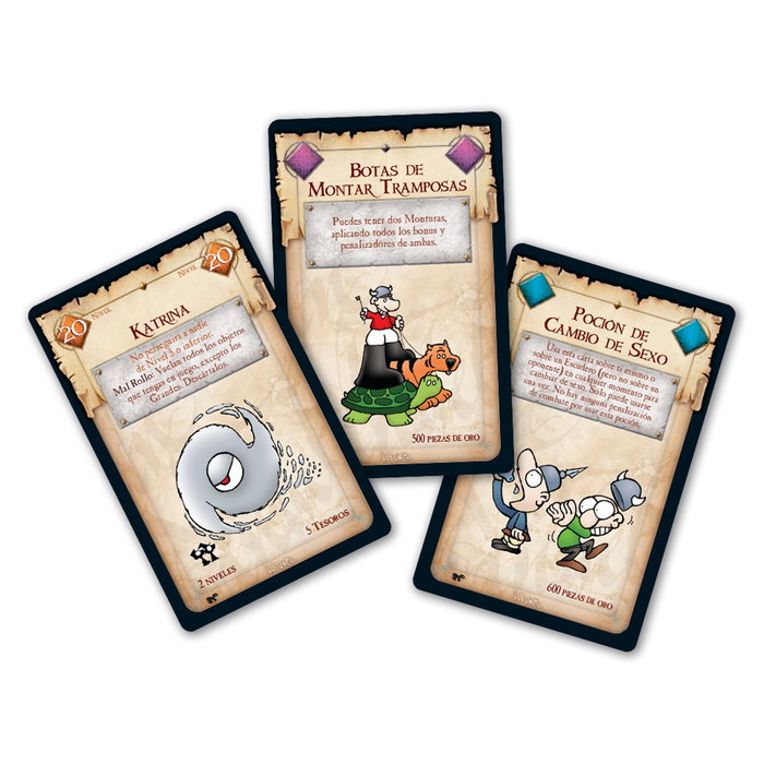 Asmodee Munchkin 4: ¡Que Locura de Montura! - Expansión 112 Cartas Juego de Mesa Español Edge Entertainment