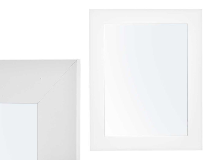 GIFTDECOR Espejo de pared con marco blanco 38x48 cm GIFTDECOR Espejo de pared con marco blanco 38x48 cm