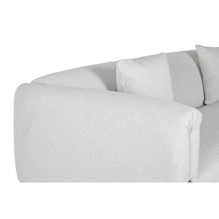 DKD Home Decor Sofá Gris de Poliéster y MDF