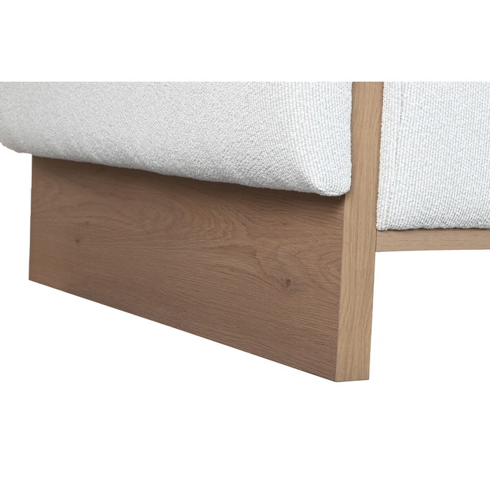 DKD Home Decor Sofá Gris de Poliéster y MDF