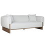 DKD Home Decor Sofá Gris de Poliéster y MDF