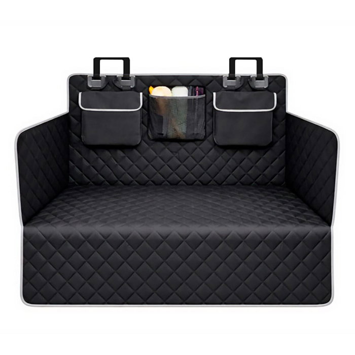 NK Protector de maletero para mascotas 103x180 cm Oxford 600D PVC impermeable negro