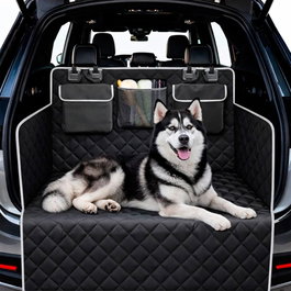 NK Protector de maletero para mascotas 103x180 cm Oxford 600D PVC impermeable negro