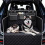 NK Protector de maletero para mascotas 103x180 cm Oxford 600D PVC impermeable negro