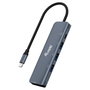 Equip Adaptador USB-C a HDMI, USB 3.0, PD, 4K@30Hz, Cable 0.15m Gris