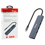 Equip Adaptador USB-C a HDMI, USB 3.0, PD, 4K@30Hz, Cable 0.15m Gris