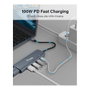 Equip Adaptador USB-C a HDMI, USB 3.0, PD, 4K@30Hz, Cable 0.15m Gris