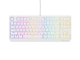 Genesis Thor 230 TKL Teclado Mecánico Blanco RGB Outemu Brown Layout Polaco