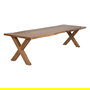 Mesa Comedor Natural Madera de Acacia 280 X 100 X 76 cm
