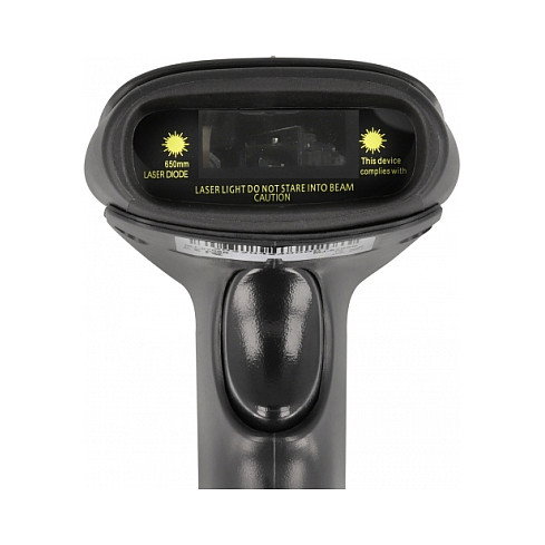 DeLOCK 90564 Escáner de códigos de barras láser 1D con Bluetooth y USB, Negro