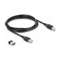 DeLOCK 90564 Escáner de códigos de barras láser 1D con Bluetooth y USB, Negro