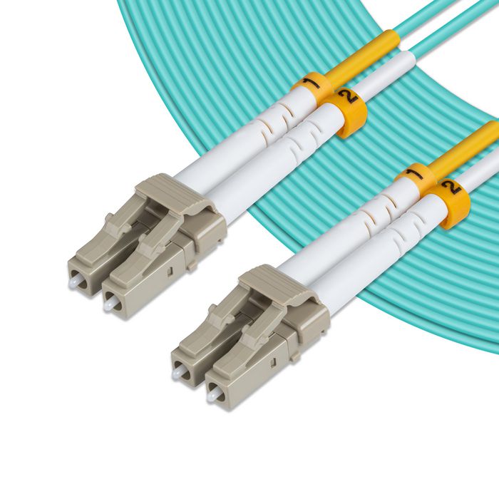 MicroConnect Cable de Fibra Óptica LC-LC Multimodo OM3 (Azul Aqua) 0.5m