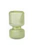 DKD Home Decor Jarrón de Cristal Surtido 12x12x21 cm