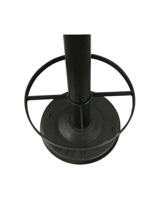 DKD Home Decor Leather 23 Taburete Vintage Piel y Hierro Marron Negro 42 x 49 x 105 cm