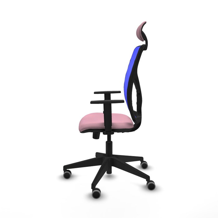 PIQUERAS Y CRESPO Silla de oficina Motilla Rosa y Azul PIQUERAS Y CRESPO Silla de oficina Motilla Rosa y Azul